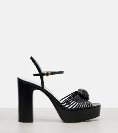 Valentino Garavani Royal VLogo 115 leather platform sandals | Thumbnail 4 Valentino Garavani Royal VLogo 115 leather platform sandals | Thumbnail 4