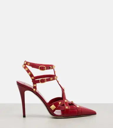 Valentino Garavani Studdy 100 leather pumps | Thumbnail 4 Valentino Garavani Studdy 100 leather pumps | Thumbnail 4