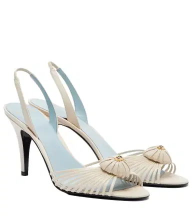 Valentino Garavani Royal 85 leather slingback sandals | Thumbnail 1