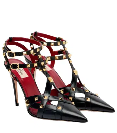 Valentino Garavani Studdy leather pumps | Thumbnail 1 Valentino Garavani Studdy leather pumps | Thumbnail 1