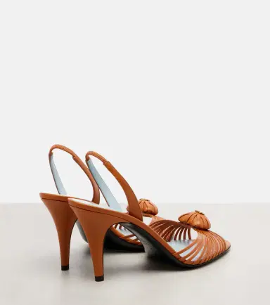 Valentino Garavani Royal 85 leather slingback sandals | Thumbnail 4