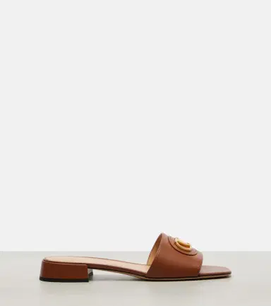 Valentino Garavani VLogo leather sandals | Thumbnail 3 Valentino Garavani VLogo leather sandals | Thumbnail 3