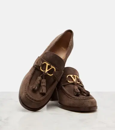 Valentino Garavani VLogo 60 suede loafer pumps | Thumbnail 3