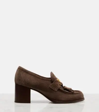 Valentino Garavani VLogo 60 suede loafer pumps | Thumbnail 4