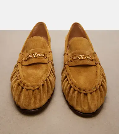 Valentino Garavani VLogo suede loafers | Thumbnail 2 Valentino Garavani VLogo suede loafers | Thumbnail 2