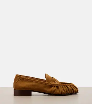 Valentino Garavani VLogo suede loafers | Thumbnail 4 Valentino Garavani VLogo suede loafers | Thumbnail 4