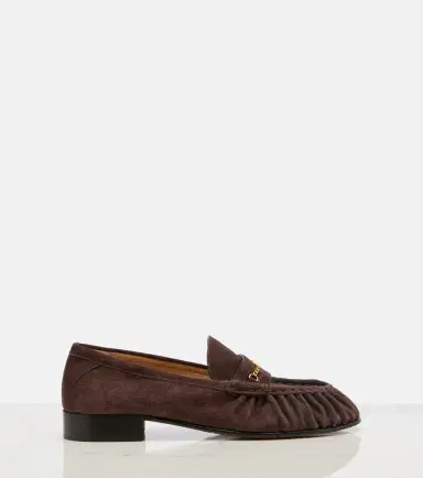 Valentino Garavani VLogo suede loafers | Thumbnail 4 Valentino Garavani VLogo suede loafers | Thumbnail 4