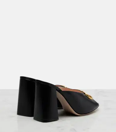 Valentino Garavani VLogo leather mules | Thumbnail 3 Valentino Garavani VLogo leather mules | Thumbnail 3
