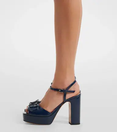Valentino Garavani VLogo 115 patent leather platform sandals | Thumbnail 5 Valentino Garavani VLogo 115 patent leather platform sandals | Thumbnail 5