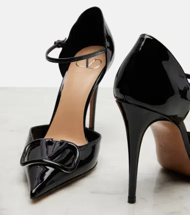 Valentino Garavani D'Orsay 100 patent leather pumps | Thumbnail 2 Valentino Garavani D'Orsay 100 patent leather pumps | Thumbnail 2
