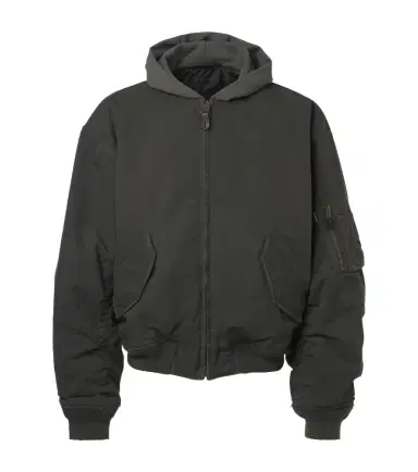 Balenciaga Cotton-blend hooded bomber jacket | Thumbnail 1 Balenciaga Cotton-blend hooded bomber jacket | Thumbnail 1