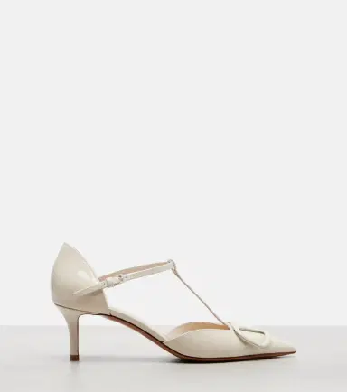 Valentino Garavani D'Orsay VLogo 65 patent leather pumps | Thumbnail 2