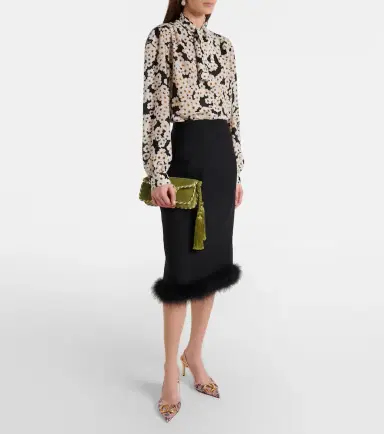 Valentino Garavani VLogo 80 embellished leather slingback pumps | Thumbnail 5 Valentino Garavani VLogo 80 embellished leather slingback pumps | Thumbnail 5
