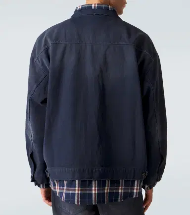 Balenciaga Checked layered denim jacket | Thumbnail 5 Balenciaga Checked layered denim jacket | Thumbnail 5
