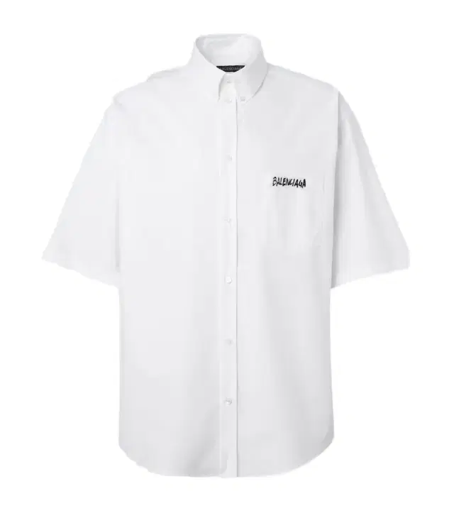 Balenciaga Masking Tape cotton poplin shirt
