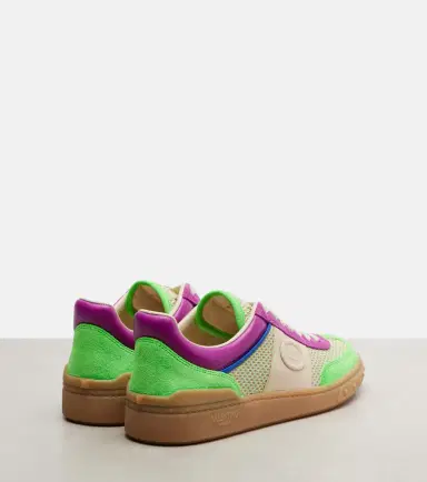 Valentino Garavani Upvillage leather-trimmed sneakers | Thumbnail 3 Valentino Garavani Upvillage leather-trimmed sneakers | Thumbnail 3