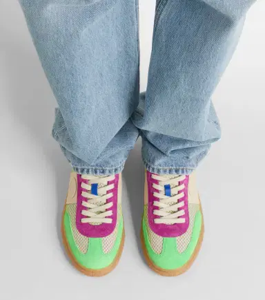 Valentino Garavani Upvillage leather-trimmed sneakers | Thumbnail 5 Valentino Garavani Upvillage leather-trimmed sneakers | Thumbnail 5