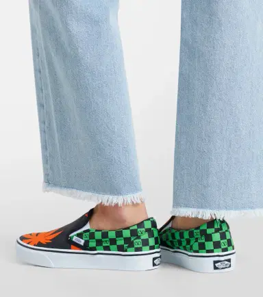 Valentino Garavani x Vans VLogo printed canvas slip-on sneakers | Thumbnail 5 Valentino Garavani x Vans VLogo printed canvas slip-on sneakers | Thumbnail 5