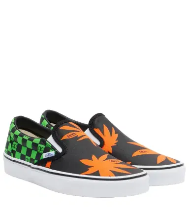 Valentino Garavani x Vans VLogo printed canvas slip-on sneakers | Thumbnail 1 Valentino Garavani x Vans VLogo printed canvas slip-on sneakers | Thumbnail 1