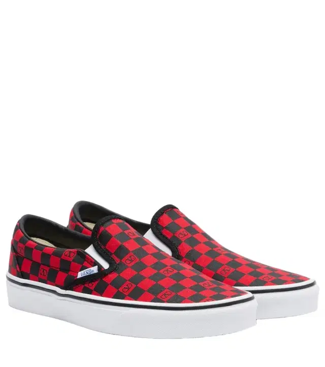 Valentino Garavani x Vans VLogo checked canvas slip-on sneakers