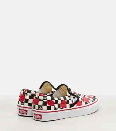 Valentino Garavani x Vans VLogo checked canvas slip-on sneakers | Thumbnail 2