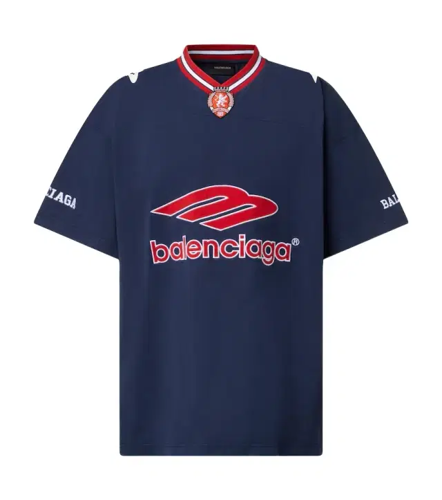 Balenciaga Logo oversized cotton jersey T-shirt