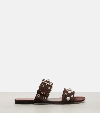 Valentino Garavani Nellcote studded suede sandals | Thumbnail 3