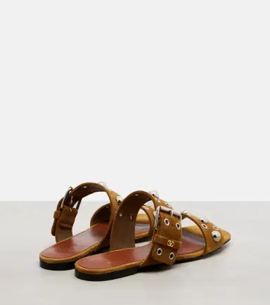 Valentino Garavani Nellcôte studded suede sandals | Thumbnail 3