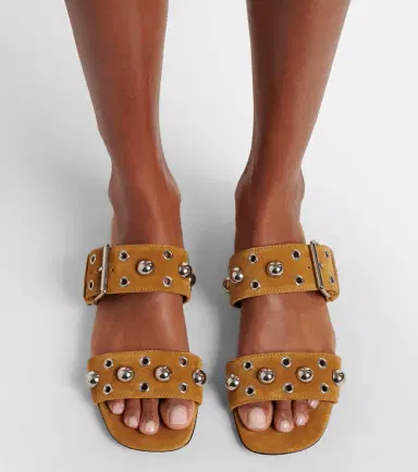 Valentino Garavani Nellcôte studded suede sandals | Thumbnail 5