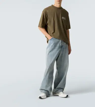Balenciaga Logo cotton jersey T-shirt | Thumbnail 4 Balenciaga Logo cotton jersey T-shirt | Thumbnail 4