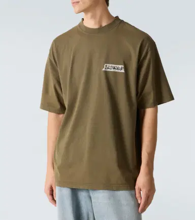 Balenciaga Logo cotton jersey T-shirt | Thumbnail 5 Balenciaga Logo cotton jersey T-shirt | Thumbnail 5