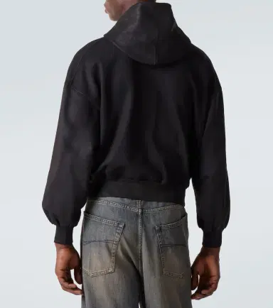 Balenciaga Cotton jersey zip-up hoodie | Thumbnail 6 Balenciaga Cotton jersey zip-up hoodie | Thumbnail 6
