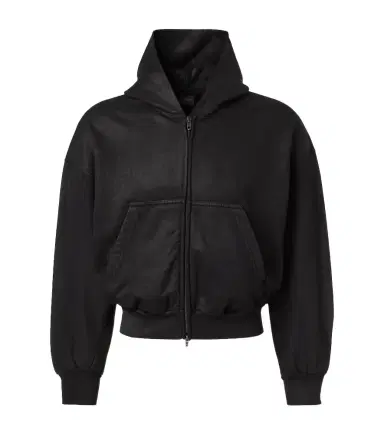 Balenciaga Cotton jersey zip-up hoodie | Thumbnail 1 Balenciaga Cotton jersey zip-up hoodie | Thumbnail 1