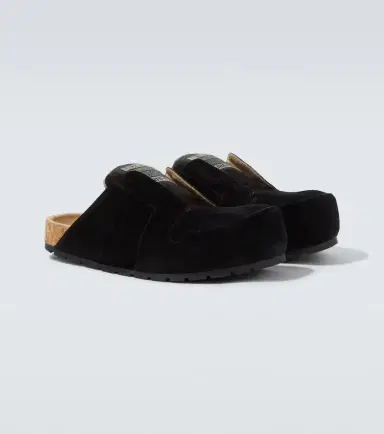 Balenciaga Dumbo suede slides | Thumbnail 2 Balenciaga Dumbo suede slides | Thumbnail 2