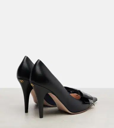 Valentino Garavani Bowow 100 bow-detail leather pumps | Thumbnail 3