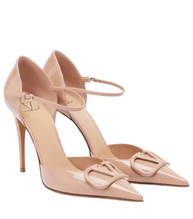 Valentino Garavani VLogo 100 patent leather pumps | Thumbnail 1