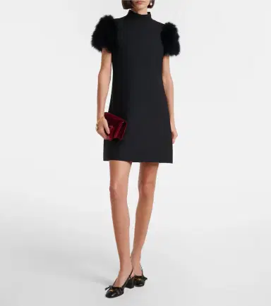 Valentino Garavani VLogo leather and mesh slingback pumps | Thumbnail 5