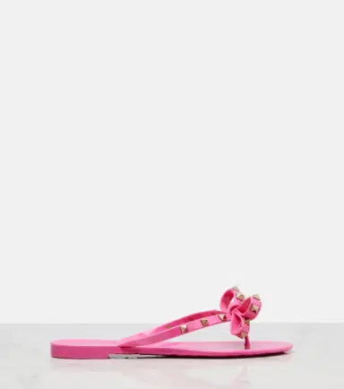 Valentino Garavani Rockstud bow-detail thong sandals | Thumbnail 4