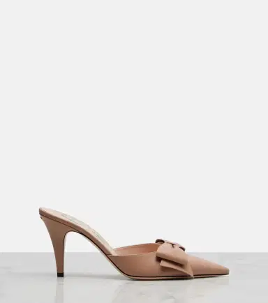 Valentino Garavani Bow-detail leather mules | Thumbnail 2 Valentino Garavani Bow-detail leather mules | Thumbnail 2