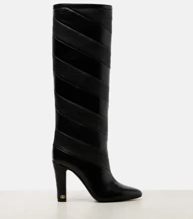 Valentino Garavani Rayons 100 leather knee-high boots | Thumbnail 3 Valentino Garavani Rayons 100 leather knee-high boots | Thumbnail 3
