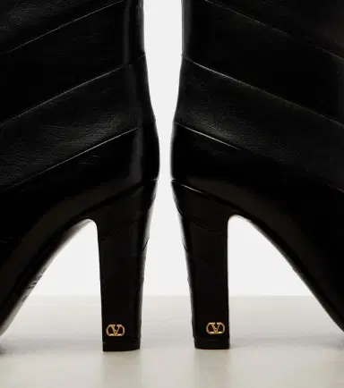 Valentino Garavani Rayons 100 leather knee-high boots | Thumbnail 4 Valentino Garavani Rayons 100 leather knee-high boots | Thumbnail 4