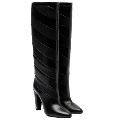 Valentino Garavani Rayons 100 leather knee-high boots | Thumbnail 1 Valentino Garavani Rayons 100 leather knee-high boots | Thumbnail 1