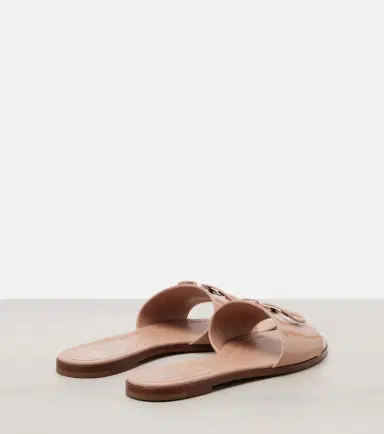 Valentino Garavani VLogo patent leather slides | Thumbnail 3