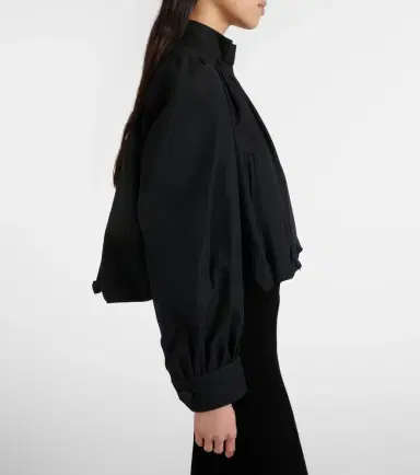 Chloe Chloé Gathered cotton canvas jacket | Thumbnail 6