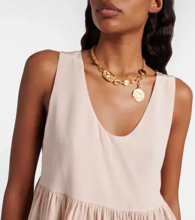 Chloé Chloé Peplum silk crêpe de chine top | Thumbnail 5