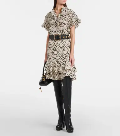 Chloé Chloé Polka-dot silk crêpe de chine top | Thumbnail 3