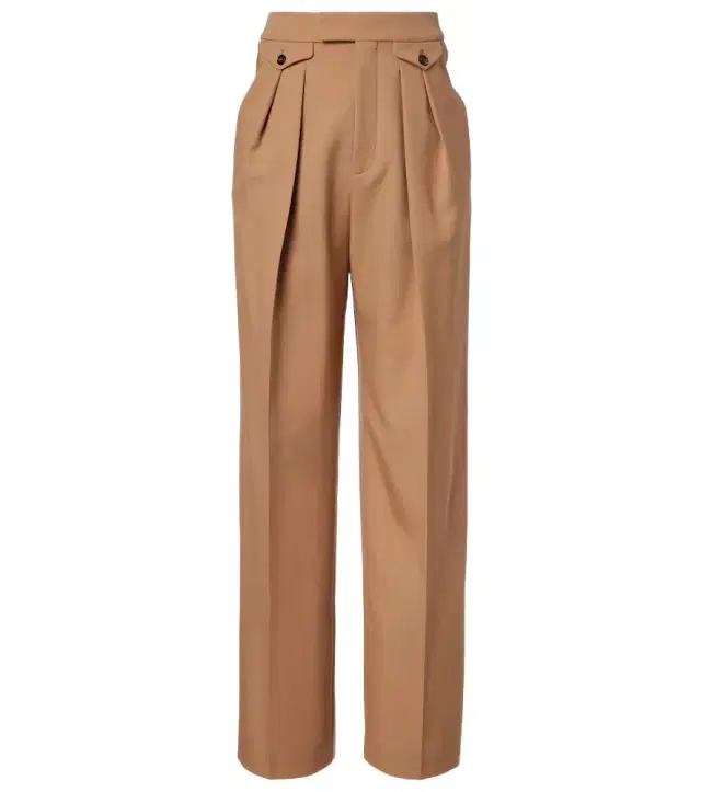 Chloé Virgin wool gabardine wide-leg pants