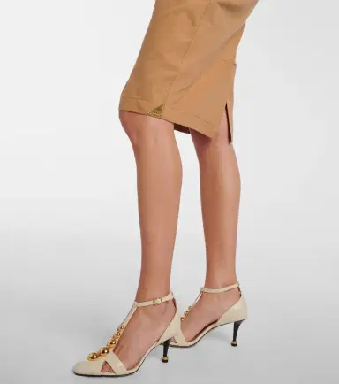 Chloé Chloé Cotton and linen gabardine pencil skirt | Thumbnail 5