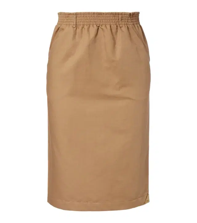 Chloe Chloé Cotton and linen gabardine pencil skirt