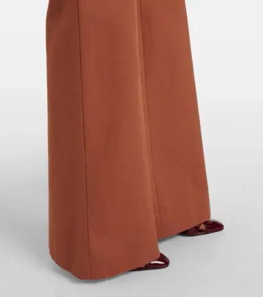 Chloé Chloé High-rise cotton canvas flared pants | Thumbnail 2